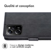 imoshion Étui de télephone portefeuille Xiaomi Poco X5 Pro 5G - Noir