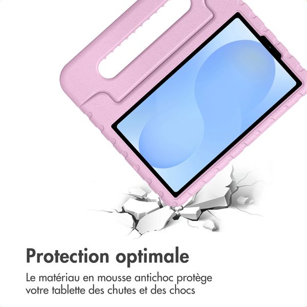 imoshion Coque kidsproof avec poignée Samsung Galaxy Tab A11 / A9 8.7 pouces - Rose clair