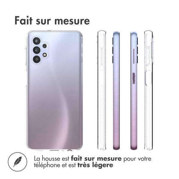 Accezz Coque Clear Samsung Galaxy A32 (5G) - Transparent