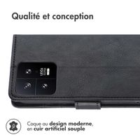 imoshion Étui de téléphone portefeuille Luxe Xiaomi 13 Pro - Noir