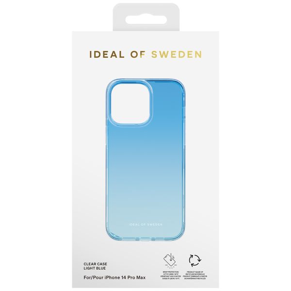 iDeal of Sweden Coque Clear iPhone 14 Pro Max - Light Blue