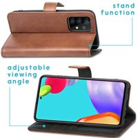 imoshion Étui de télephone portefeuille Samsung Galaxy A52(s) (5G/4G) - Marron