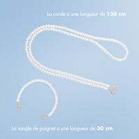 imoshion Coque avec cordons de téléphone Apple iPhone SE (2022 / 2020) / 8 / 7 - Perles