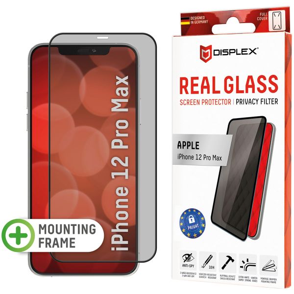 Displex Protection d'écran en verre trempé Privacy iPhone 12 Pro Max