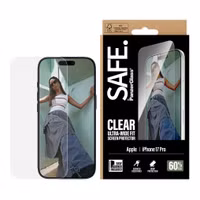 SAFE by PanzerGlass Protector d'écran Gaming Ultra Wide Fit avec applicateur Apple iPhone 17 Pro