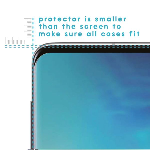 imoshion Protection d'écran + en verre Appareil photo Galaxy S10