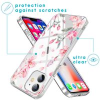 imoshion Coque Design iPhone 12 Mini - Fleur - Rose