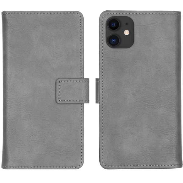 imoshion Étui de téléphone portefeuille Luxe iPhone 11 - Gris