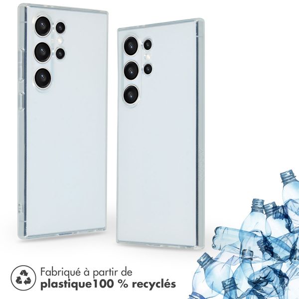 Accezz Coque Clear 100% recyclée Samsung Galaxy S24 Ultra - Transparent