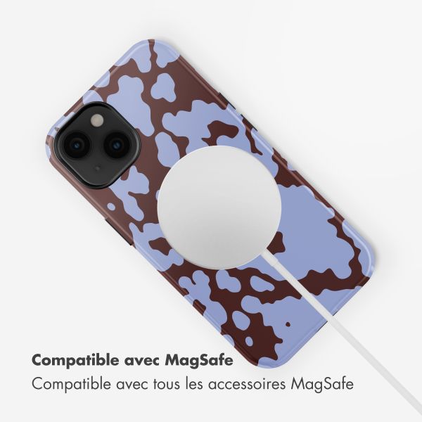 Selencia Coque arrière Vivid avec MagSafe Apple iPhone 14 - Moo'd Lavender Glow