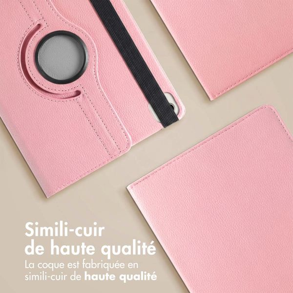 imoshion Coque tablette rotatif à 360° Apple iPad Air 13 pouces (2026) M4 / (2025) M3 / (2024) M2 - Rose