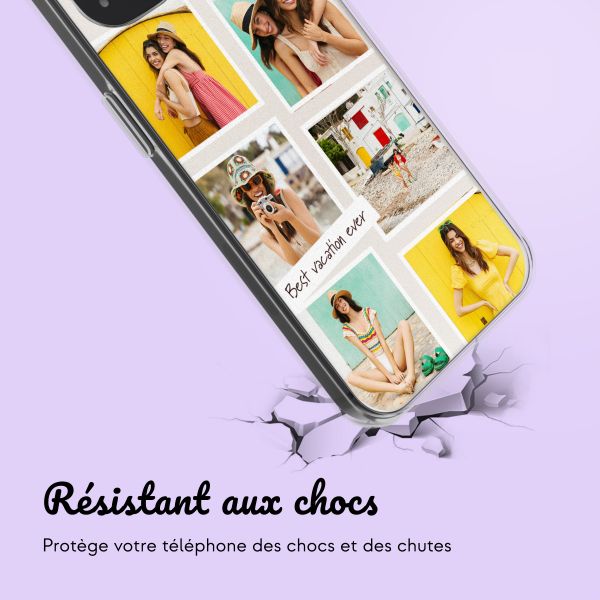 Coque personnalisée avec pellicule N°3 iPhone 13 - Transparent