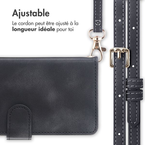 imoshion Etui de télephone portefeuille avec cordon Oppo Reno15 Pro (5G) - Noir
