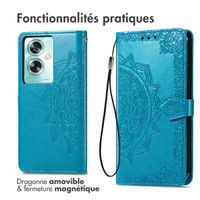 imoshion Etui de télephone Mandala OnePlus Nord N30 SE - Turquoise
