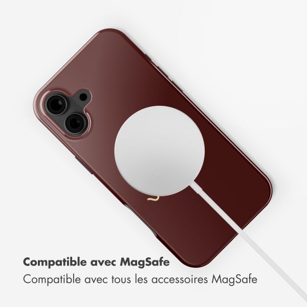 Selencia Coque arrière Vivid avec MagSafe Apple iPhone 16 - Delulu