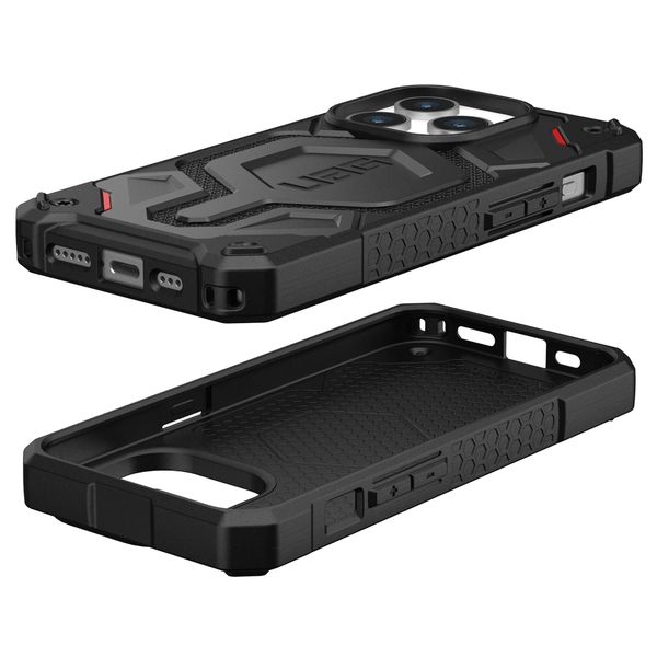 UAG Coque arrière Monarch Pro Apple iPhone 15 Pro - Kevlar Black
