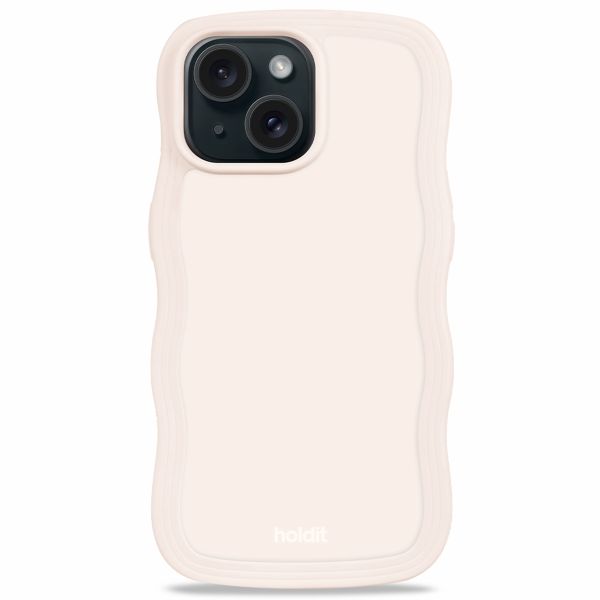 Holdit Coque Wavy Apple iPhone 14/15 Plus - Light Beige