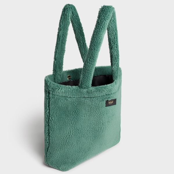 Wouf Teddy Tote Bag - Sac à bandoulière - Moss