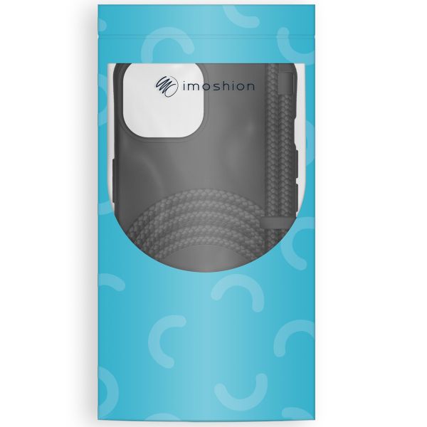 imoshion Coque de couleur avec cordon amovible Apple iPhone 12 Pro Max - Noir