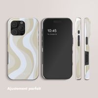 Selencia Coque arrière Vivid avec MagSafe Apple iPhone 16 Pro - Desert Waves Beige