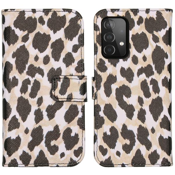 imoshion Coque silicone design Galaxy A72 - Golden Leopard