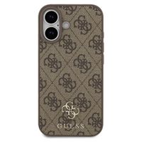 Guess Coque 4G Metal Logo MagSafe Apple iPhone 17 - Marron