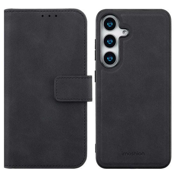 imoshion Etui de télephone luxe 2-en-1 amovible Samsung Galaxy S25 - Noir