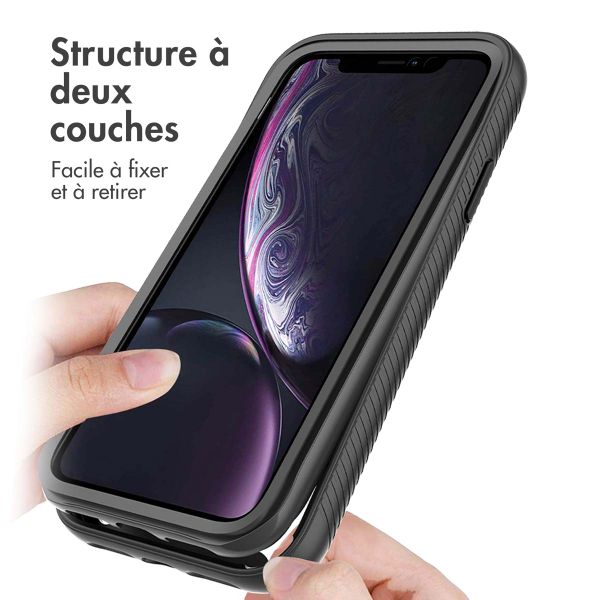 imoshion Coque 360° Full Protective iPhone Xr - Noir