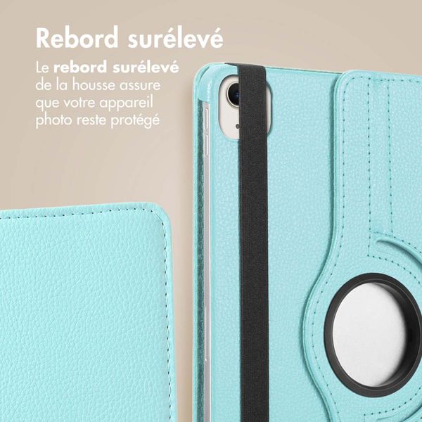 imoshion Coque tablette rotatif à 360° Apple iPad Air 13 pouces (2026) M4 / (2025) M3 / (2024) M2 - Bleu clair