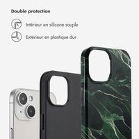 Selencia Coque arrière Vivid Tough iPhone 14 - Chic Marble Quartz