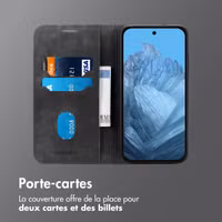 imoshion Étui de téléphone portefeuille Slim Google Pixel 9 / 9 Pro - Noir