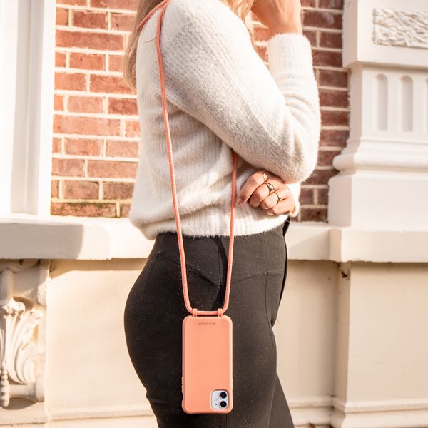 imoshion Coque de couleur avec cordon amovible Apple iPhone X / Xs - Peach