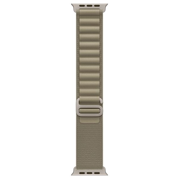 Apple Alpine Loop Band Apple Watch Series 1-10 / SE / Ultra (2) - 42/44/45/46/49 mm - Taille L - Olive