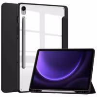 imoshion Coque tablette rigide Trifold Samsung Galaxy Tab S9 11.0 pouces / Tab S10 FE / S9 FE 10.9 pouces - Noir