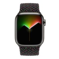 Apple Bracelet Solo tressé Apple Watch | 38/40/41/42 mm - Taille 8 - Black Unity