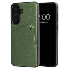 Selencia Coque Riva avec porte-cartes Samsung Galaxy A37 (5G) - Sage Green