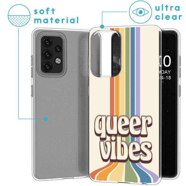 imoshion Coque Design Samsung Galaxy A52(s) (5G/4G) - Rainbow Queer vibes