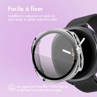 imoshion Coque rigide à couverture complète Samsung Galaxy Watch 8 (44 mm) - Transparent