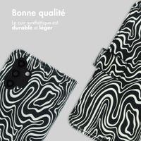 imoshion Étui de télephone portefeuille Design Samsung Galaxy A13 (5G) - Black And White