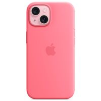 Apple Coque en silicone MagSafe iPhone 15 - Rose