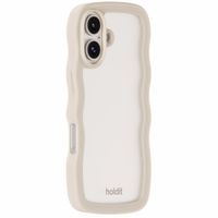 Holdit Coque Wavy Apple iPhone 16 Plus - Transparent / Light Beige