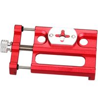 GUB G86 Support de téléphone pour vélo - Réglable - Universel - Aluminium - Rouge