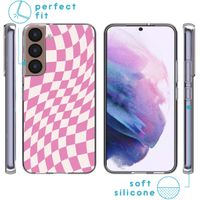 imoshion Coque Design Samsung Galaxy S22 - Retro Pink Check