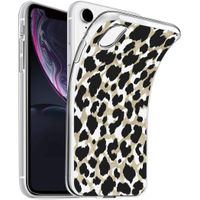 imoshion Coque Design iPhone Xr - Léopard / Noir