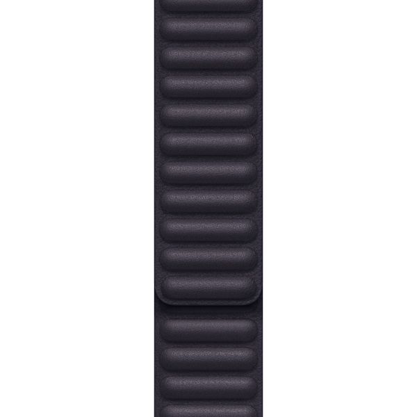 Apple Bracelet Leather Link Apple Watch Series 1 t/m 11 / SE / Ultra (44/45/46/49 mm) - Taille M/L - Ink