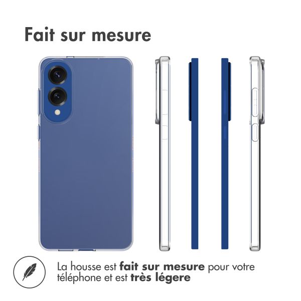 Accezz Coque Clear Samsung Galaxy S25 Edge - Transparent