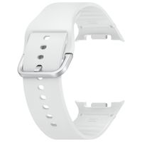 Samsung Bracelet Sport original Samsung Galaxy Watch 8 (40/44mm) / Classic (46mm) - M/L - Blanc