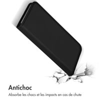 Accezz Étui de télephone Slim Folio en cuir de qualité supérieure Apple iPhone 14 Plus - Noir