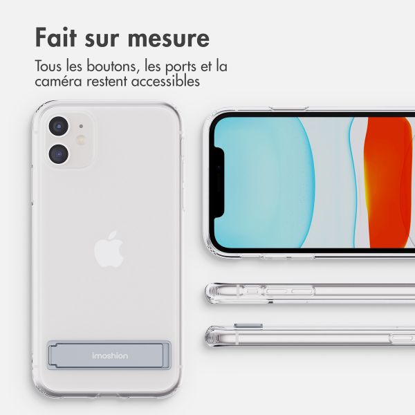 imoshion Coque Stand Apple iPhone 11 - Transparent