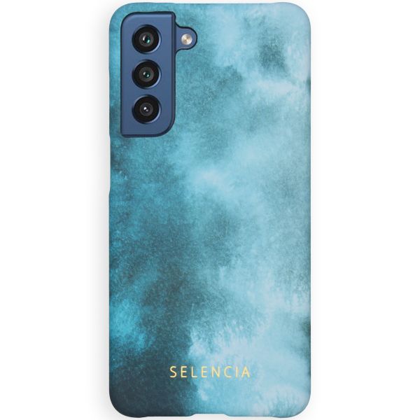 Selencia Coque Maya Fashion Samsung Galaxy S21 FE - Air Blue